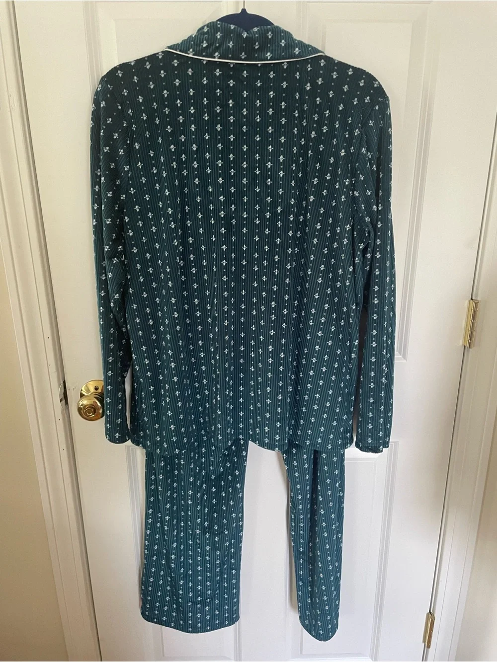 Nicole Miller Teal Printed Women's Pajama Set